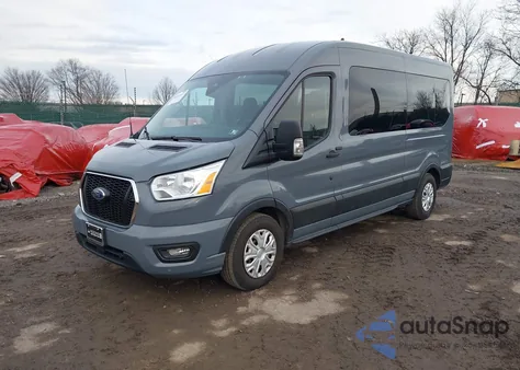 2022 Ford Transit-350 Passenger Van Xlt z USA, uszkodzony, nr VIN 1FBAX2C82NKA19727